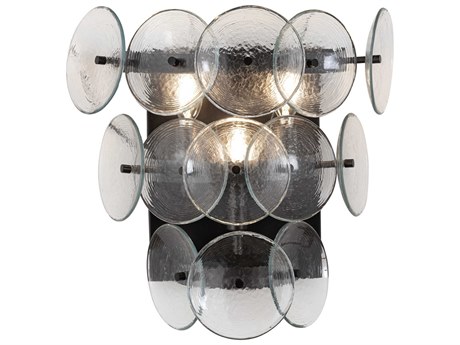 Maxim Lighting Loren 3-Light Gunmetal Wall Sconce