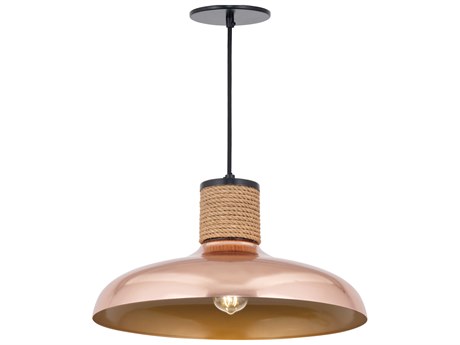 Maxim Lighting Bingham 1-Light Copper Dome Pendant