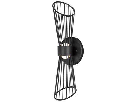 Maxim Lighting Zeta 2-Light Black LED Wall Sconce