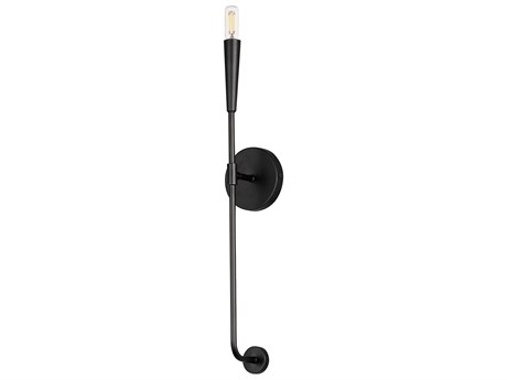 Maxim Lighting Vela 1-Light Black Wall Sconce