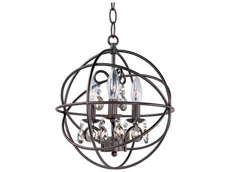 Maxim Lighting Orbit 3 - Light Globe Crystal Chandelier | MX25140OI