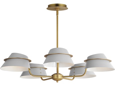 Maxim Lighting Lucas 5-Light Natural Aged Brass Chandelier