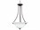 Maxim Lighting Malaga 16" 3-Light Satin Nickel Glass Bowl Pendant  MX2682FTSN