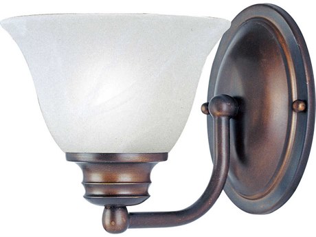 Maxim Lighting Malaga Oil Rubbed Bronze Glass Wall Sconce