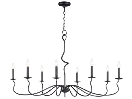 Maxim Lighting Padrona 8-Light Black Oxide Candelabra Chandelier