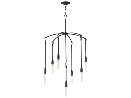 Maxim Lighting Pioneer 7-Light Anthracite Black Chandelier