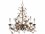 Maxim Lighting Elegante 26" Wide 6-Light Oil Rubbed Bronze Crystal Candelabra Globe Chandelier  MX2851OI