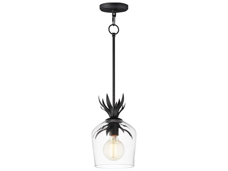 Maxim Lighting Paloma 1-Light Anthracite Black Bell Mini Pendant