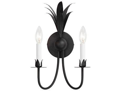 Maxim Lighting Paloma 2-Light Anthracite Black Wall Sconce