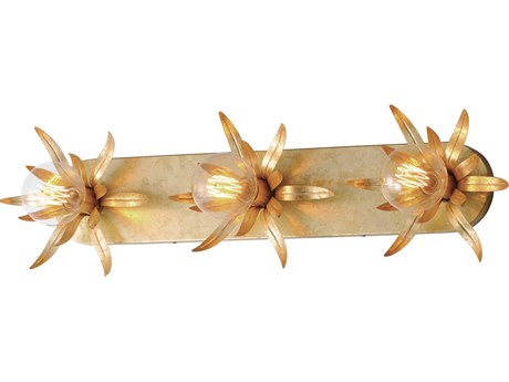 Maxim Lighting Paloma 3-Light Gold Leaf Vanity Light