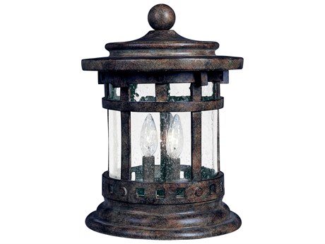 Maxim Lighting Santa Barbara DC & Seedy Glass 3 - Light Incandescent Outdoor Deck