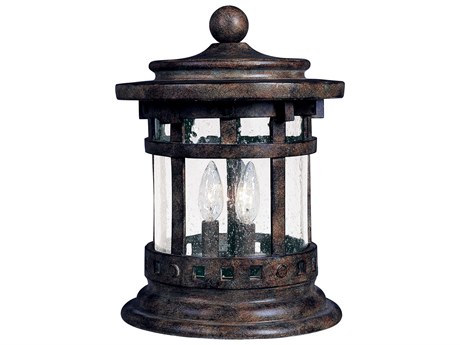 Maxim Lighting Santa Barbara VX & Seedy Glass 3 - Light 11' Incandescent Outdoor Deck