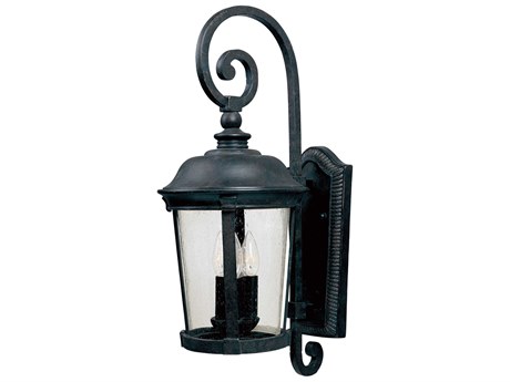 Maxim Lighting Dover VX & Seedy Glass 3 - Light Incandescent Outdoor Wall Light
