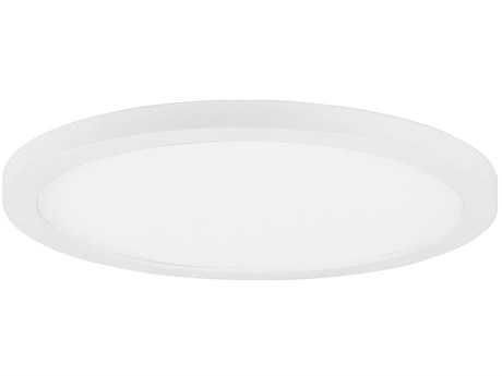 Maxim Lighting Chip 1-Light White Round Flush Mount