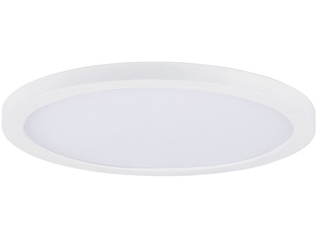 Maxim Lighting Chip 1-Light White Round Flush Mount