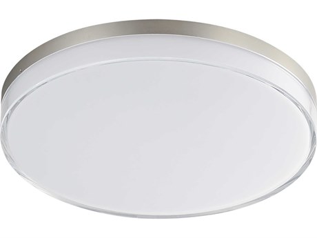 Maxim Lighting Edge 1-Light Satin Nickel Round Flush Mount