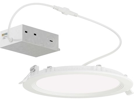 Maxim Lighting Slim Baffle 1-Light White Round Recessed Light