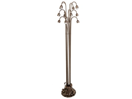 Meyda Pond Lily 12 - Light Floor Lamp Base