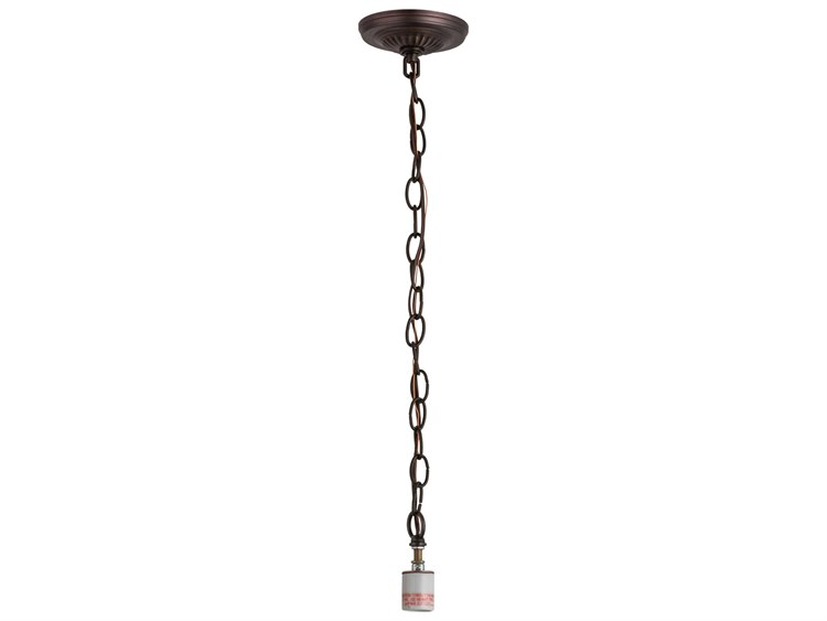 Meyda 1-Light Mahogany Bronze Pendant Hardware
