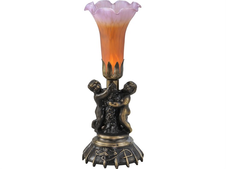 Meyda Amber/purple Amber/Purple Amber purple Traditional Table Lamp