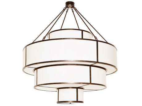 Meyda Jayne 26-Light Gold Glass Tiered Pendant