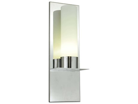 Meyda Orchard Town 1-Light Chrome Glass Wall Sconce