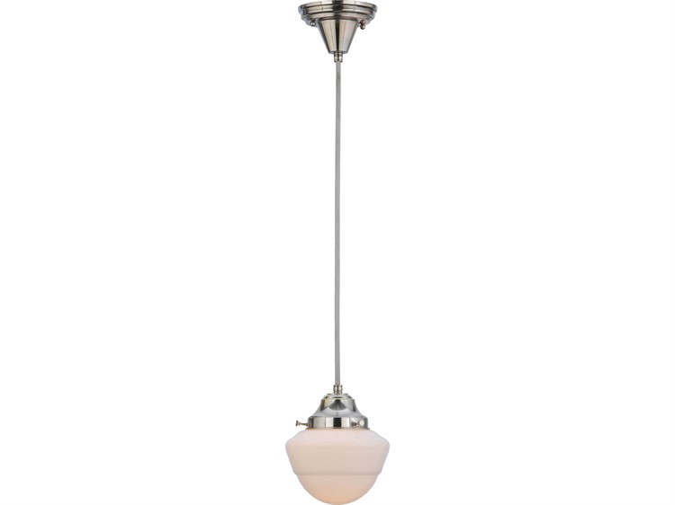Meyda Revival 1-Light Chrome Traditional Mini Pendant