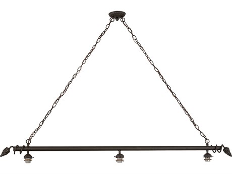 Meyda 3-Light Oil Rubbed Bronze Island Pendant
