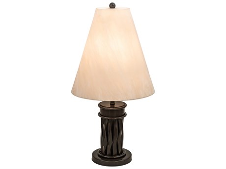 Meyda Timeless Bronze Glass Table Lamp