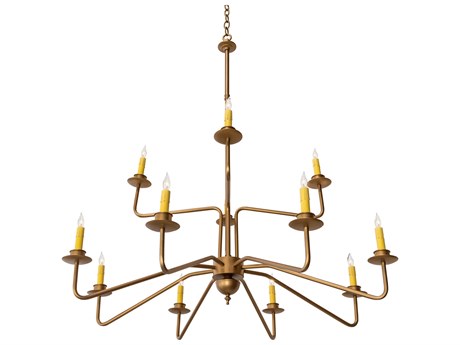 Meyda 12-Light Gold Chandelier