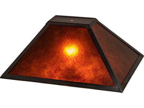 Meyda Amber Mica 16" Mission Shade