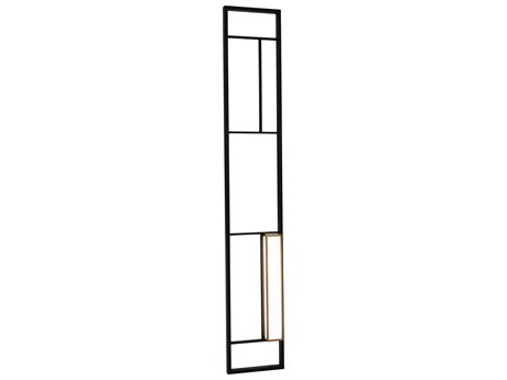 Meyda Black Glass LED Wall Sconce