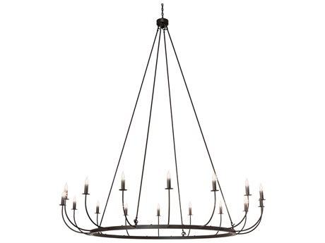 Meyda 16-Light6-Light Steel Chandelier