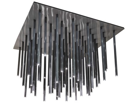 Meyda 61-Light Gray LED Linear Flush Mount