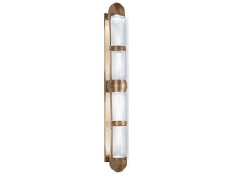 Meyda 4-Light Gold Glass LED Wall Sconce