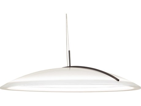 Meyda Gravity White LED Dome Pendant