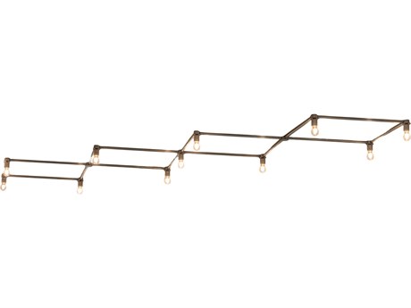 Meyda 11-Light Grey LED Flush Mount