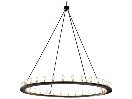 Meyda Loxley 32-Light Brass Chandelier