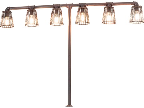 Meyda Pipedream Rust Steel Floor Lamp