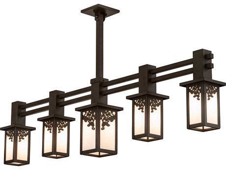 Meyda Hyde Park 5-Light Steel Island Pendant