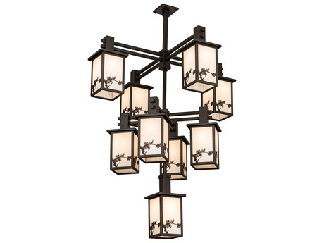 Meyda Hyde Park 9-Light Oil Rubbed Bronze Chandelier