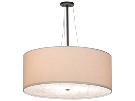 Meyda Cilindro 3-Light Oil Rubbed Bronze LED Drum Pendant