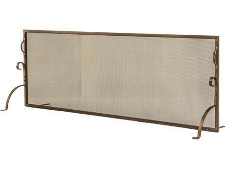 Meyda Antique Copper 84" Prime Fireplace Screen