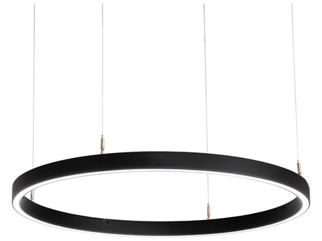 Meyda Anillo Steel LED Round Pendant