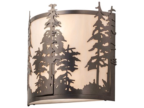 Meyda Pines 2-Light Oil Rubbed Bronze Wall Sconce
