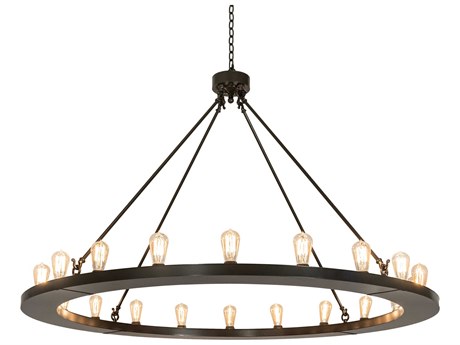 Meyda Loxley 20-Light Timeless Bronze Chandelier