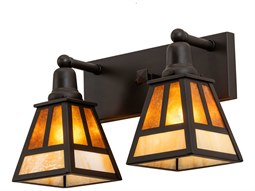 Meyda Custom 54508 Stillwater Craftsman Craftsman Brown