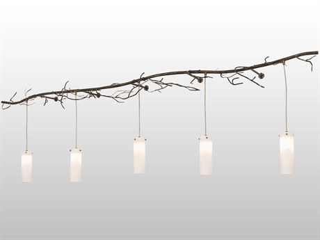 Meyda Winter Solstice Antique Copper Black Wall Sconce