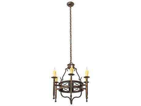 Meyda Jasmine 40-Light Gold Candelabra Chandelier