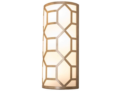 Meyda Cilindro 3-Light Gold Wall Sconce